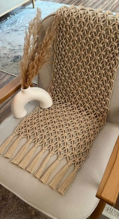 رانر مکرومه کد 221 برند گره چی و رنگ دلخواه