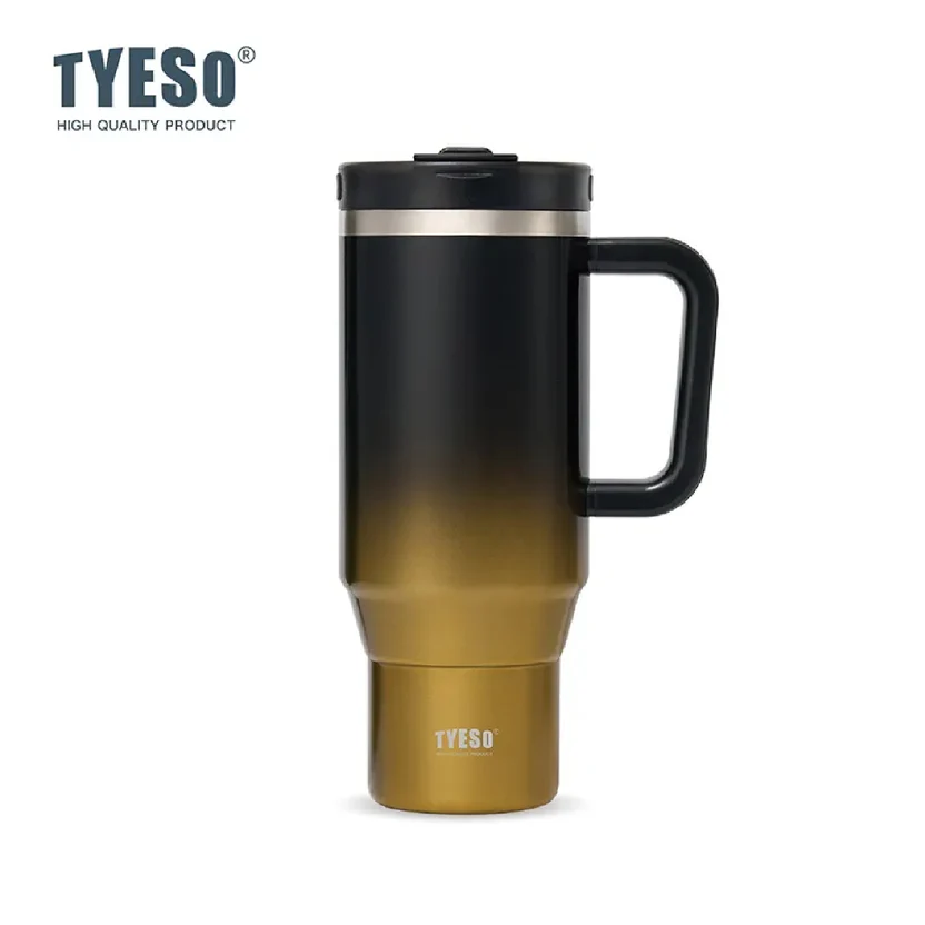 تراول ماگ نی دار 1200 میل تایسو Tyeso رنگ زرد