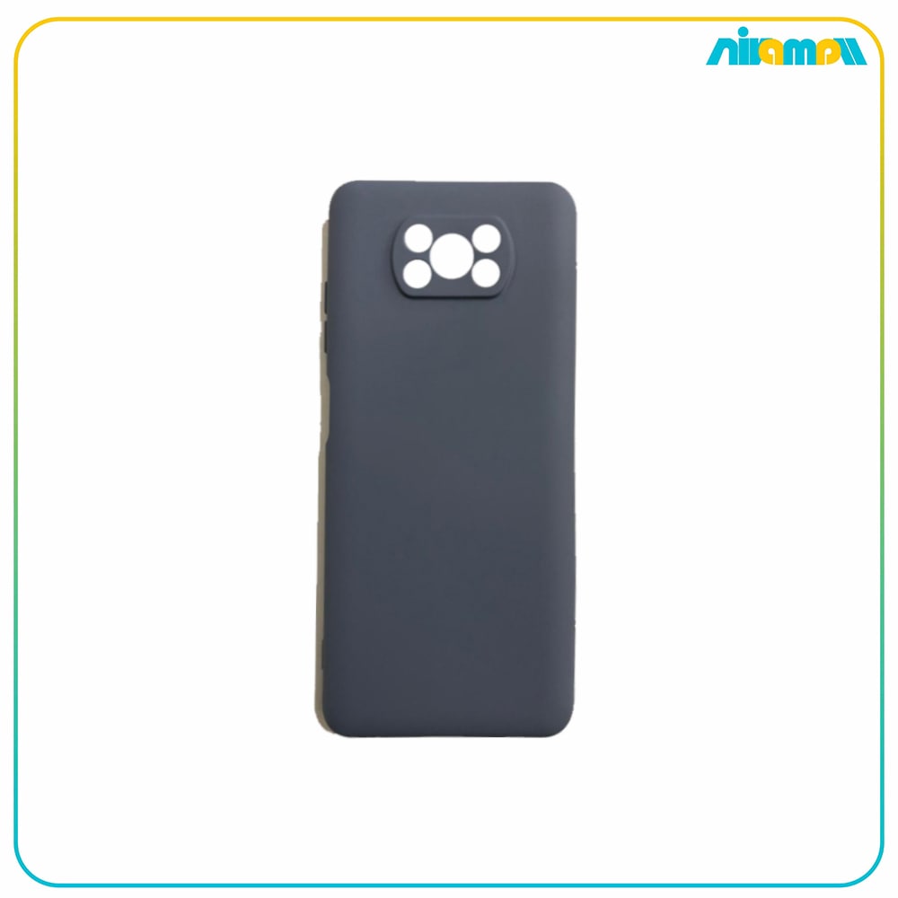 کاور سیلیکونی محافظ لنز دار مناسب برای گوشی موبایل مدل POCO X3