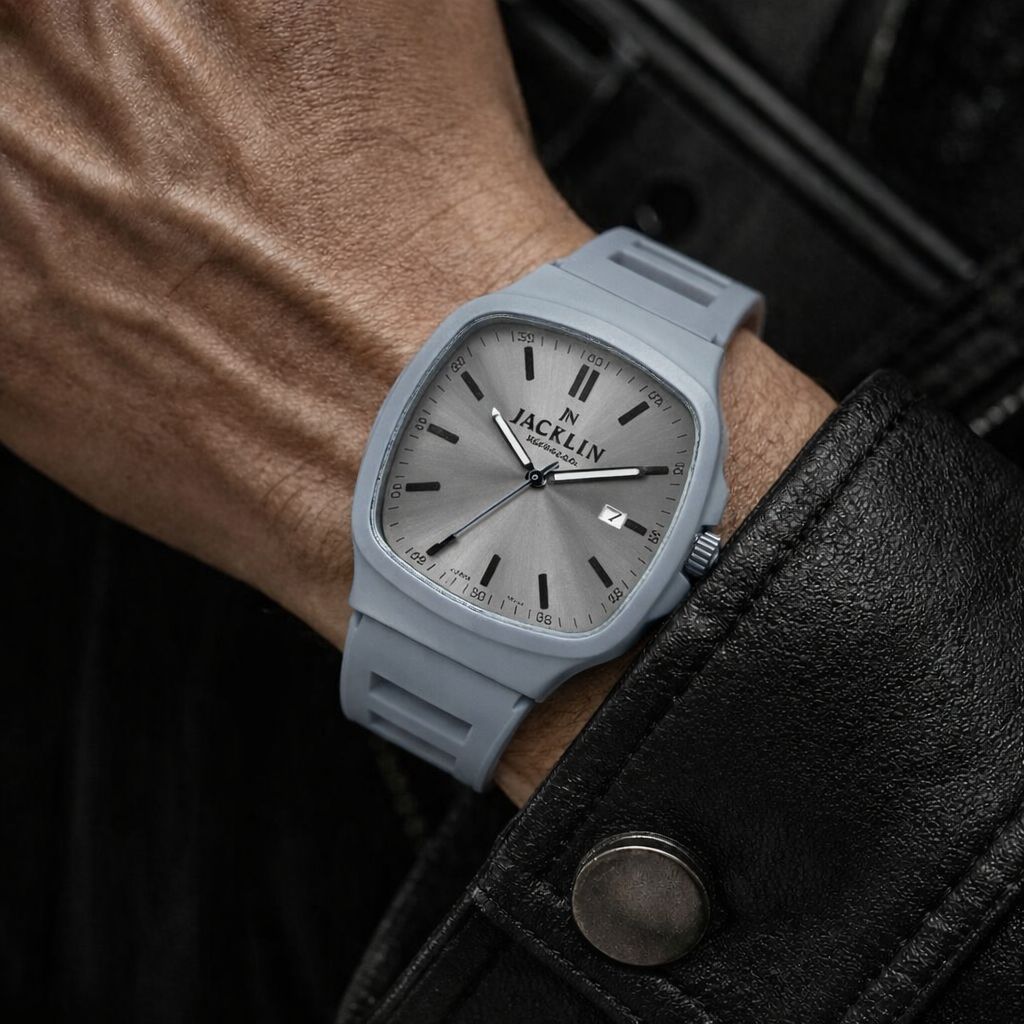 ساعت کلاسیک مردانه جاکلین JN-1399533M طوسی کد WH638