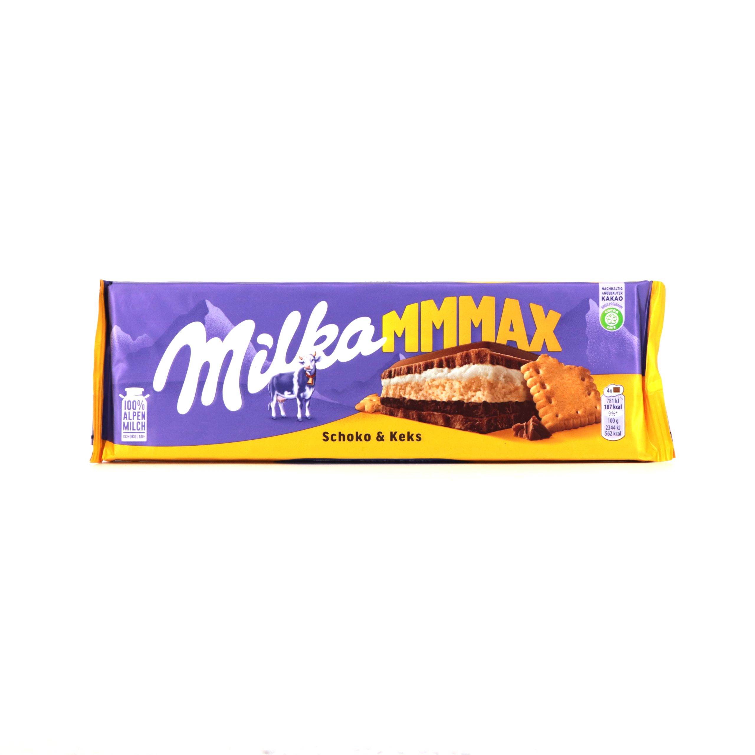 شکلات میلکا  بیسکوییت  کرم فیلینگ MILKA گرم 300