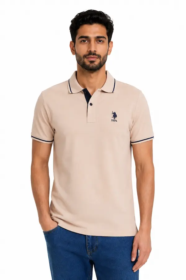 تیشرت مردانه اسلیم فیت یقه پولو U.S. Polo Assn