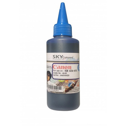جوهر 100ml اسکای آبی کانن Sky 100ml ink cyan Canon