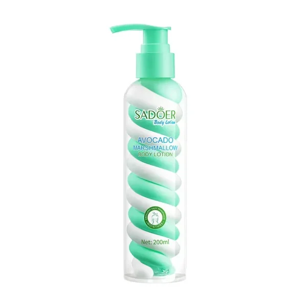 لوسیون مارشمالو سادور رایحه آووکادو 200 میل | SADOER Avocado Marshmallow Body Lotion