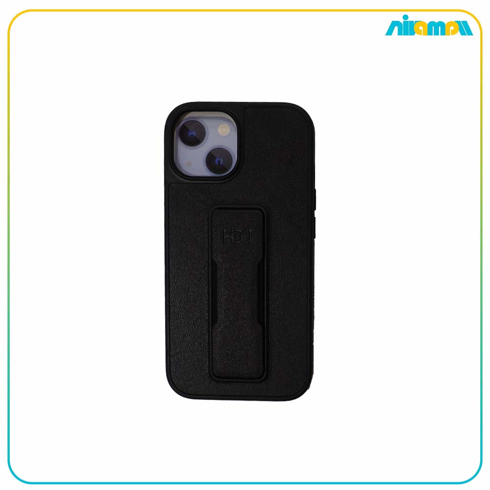 کاور چرمی HDD مدل Grip stand مناسب برای گوشی Iphone 15 normal