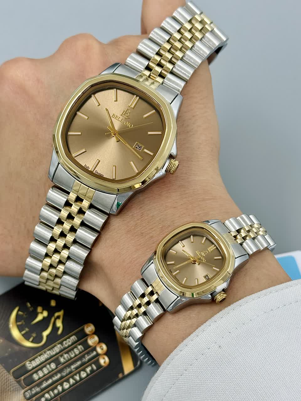 ساعت مچی اورجینال ست بلانو مدل BELLANO 6106G-6106L-7