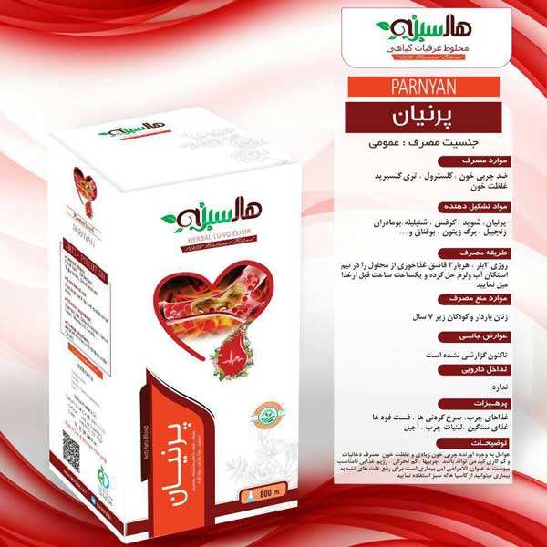 پرنیان هاله سبز (کاهش چربی خون)