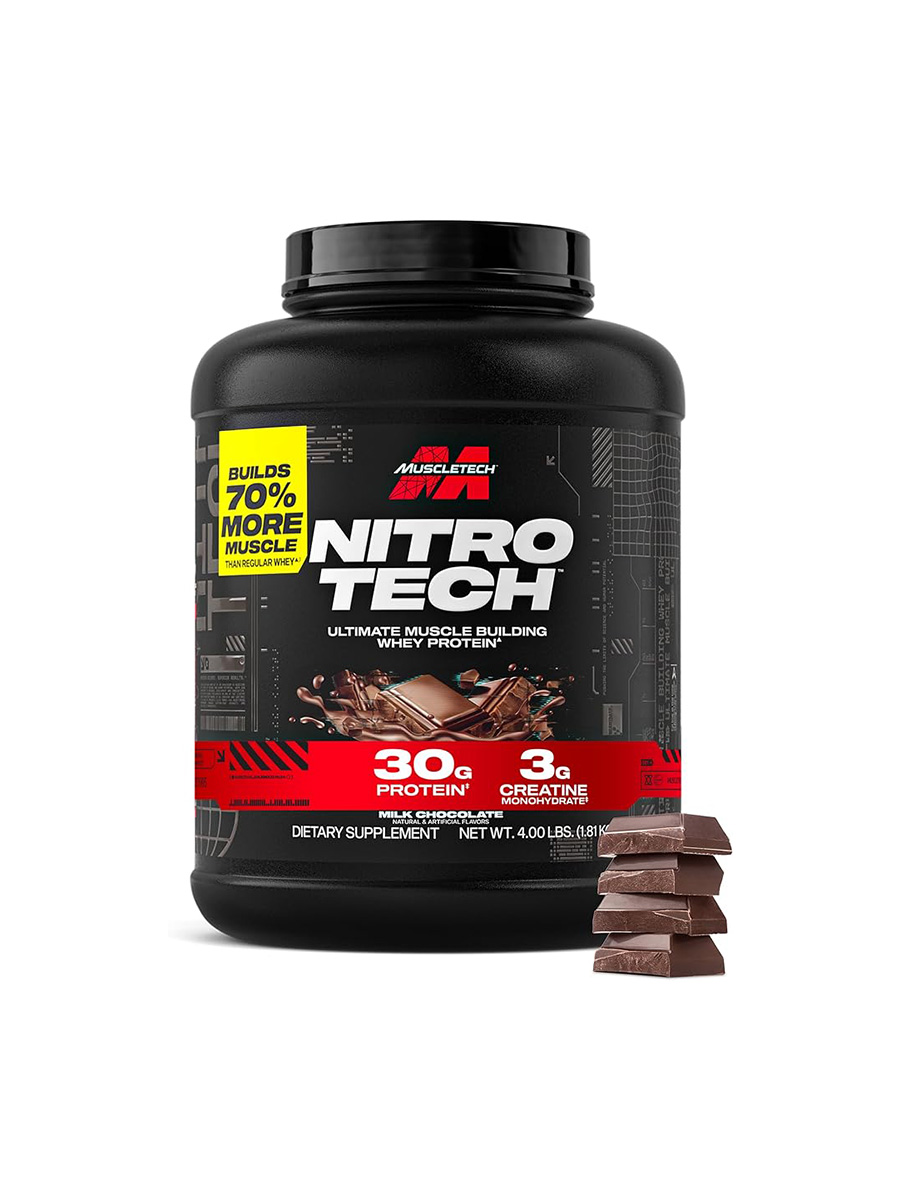 وی پروتئین نیتروتک ماسل تک (1.8kg) | MUSCLE TECH NITRO TECH WHEY PROTEIN