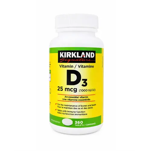 ویتامین دی 3 کرکلند 1000 واحد Kirkland Vitamin D3 1000IU