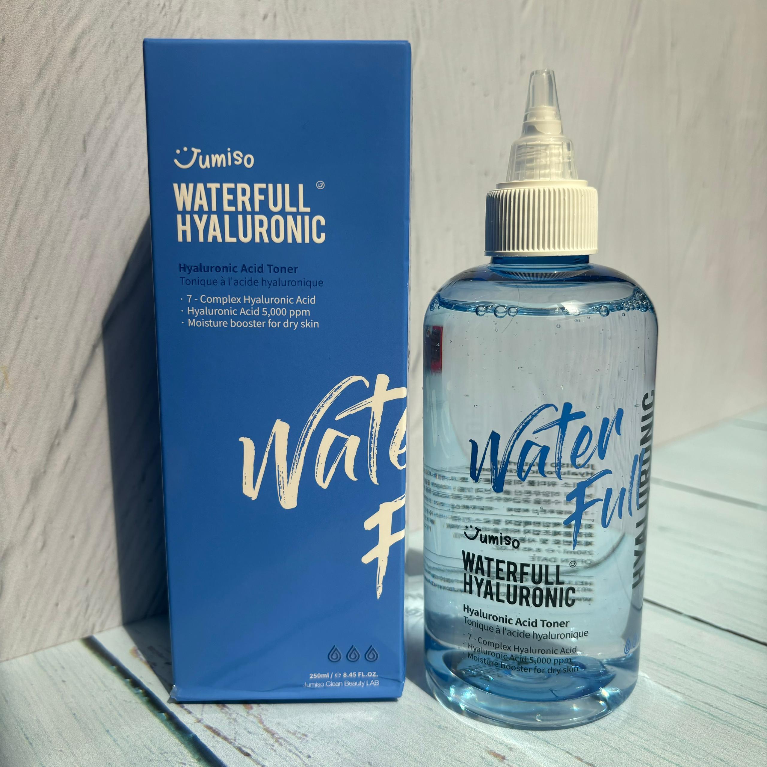 تونر مرطوب کننده و آبرسان هیالورونیک اسید جومیسو 250 میل Jumiso Waterfull Hyaluronic Acid Toner