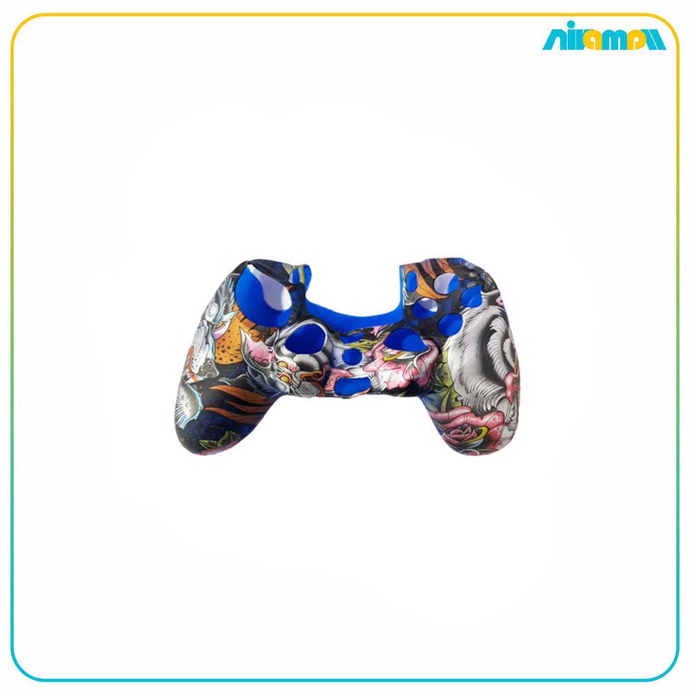 محافظ دسته بازی مخصوص PS4 طرح اژدها و گل