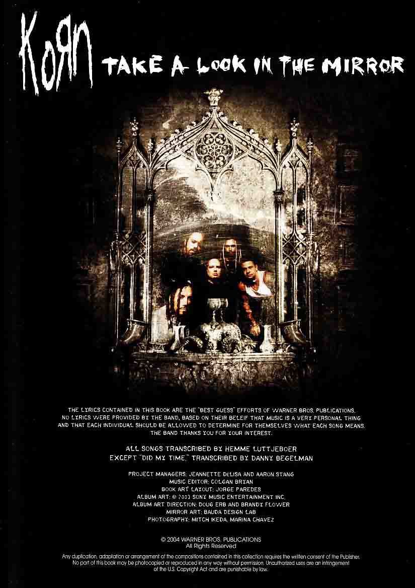 Korn - Take A Look In The Mirror قطعاتی برای گیتار متال