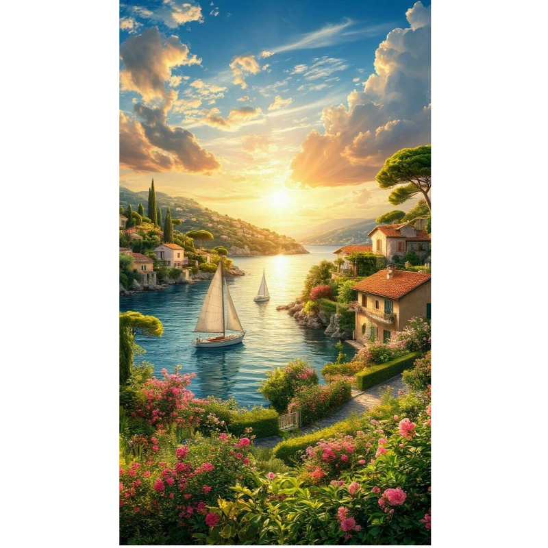 تابلو نقاشی الماسی بزرگسال کد 0210
