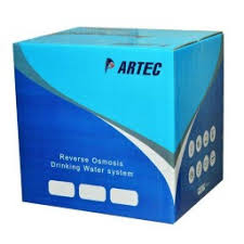 کارتن دستگاه تصفیه آب ARTEC به همراه لیبل