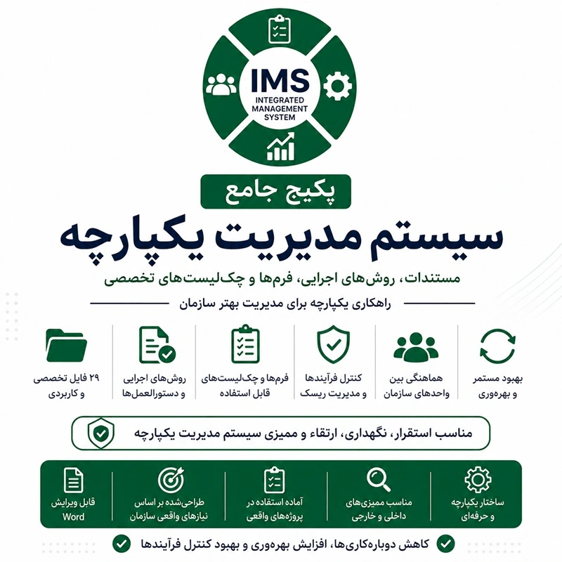 پکیج جامع سیستم مدیریت یکپارچه (IMS)