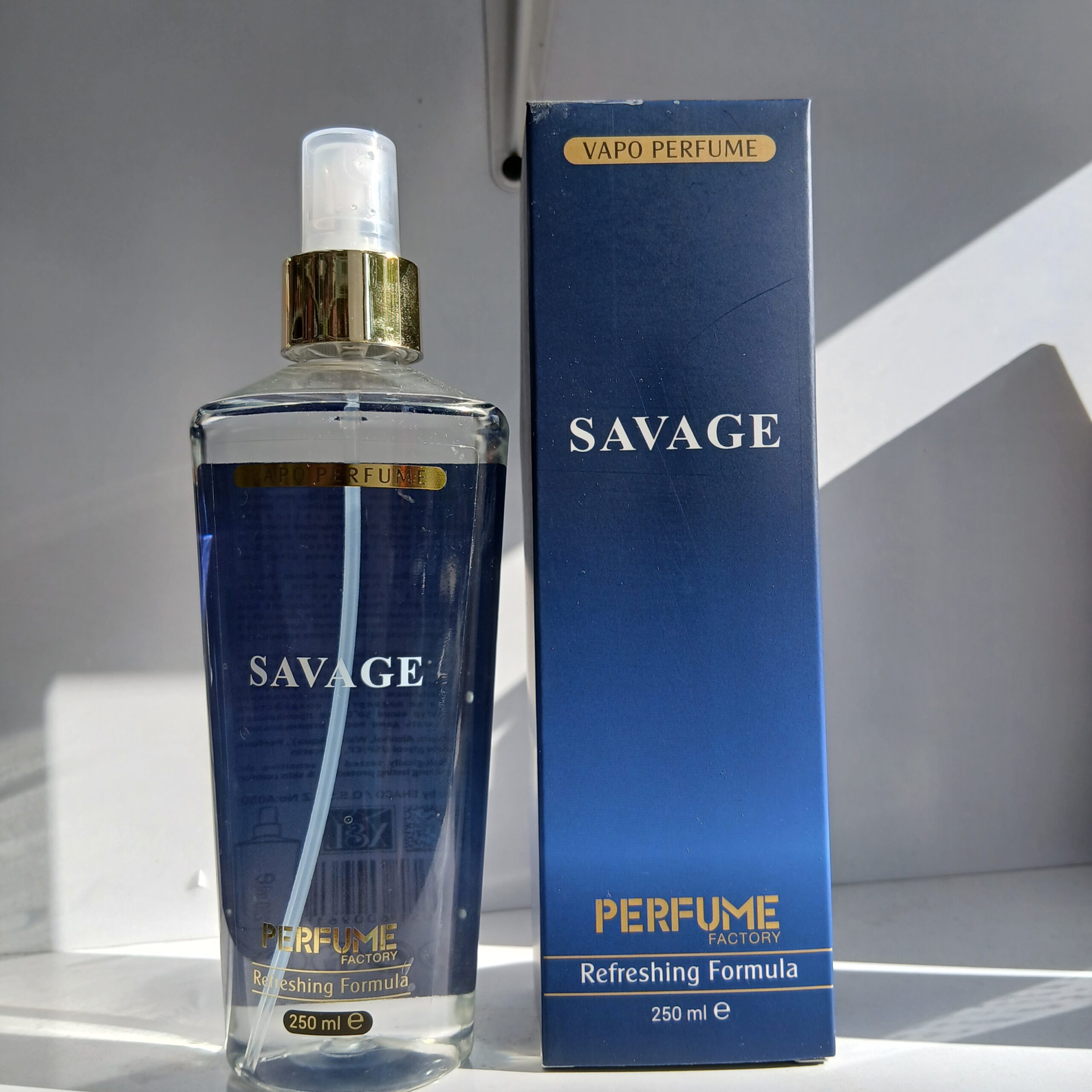 بادی اسپلش پرفیوم فکتوری رایحه ساواج دیور SAVAGE حجم 250 میلی لیتر واپو پرفیوم