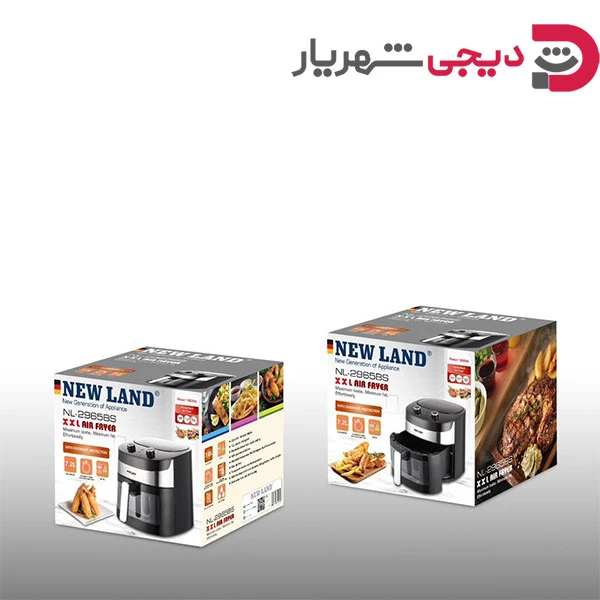 سرخ کن بدون روغن 7.2 لیتر کلیدی نیولند NL-2965BS