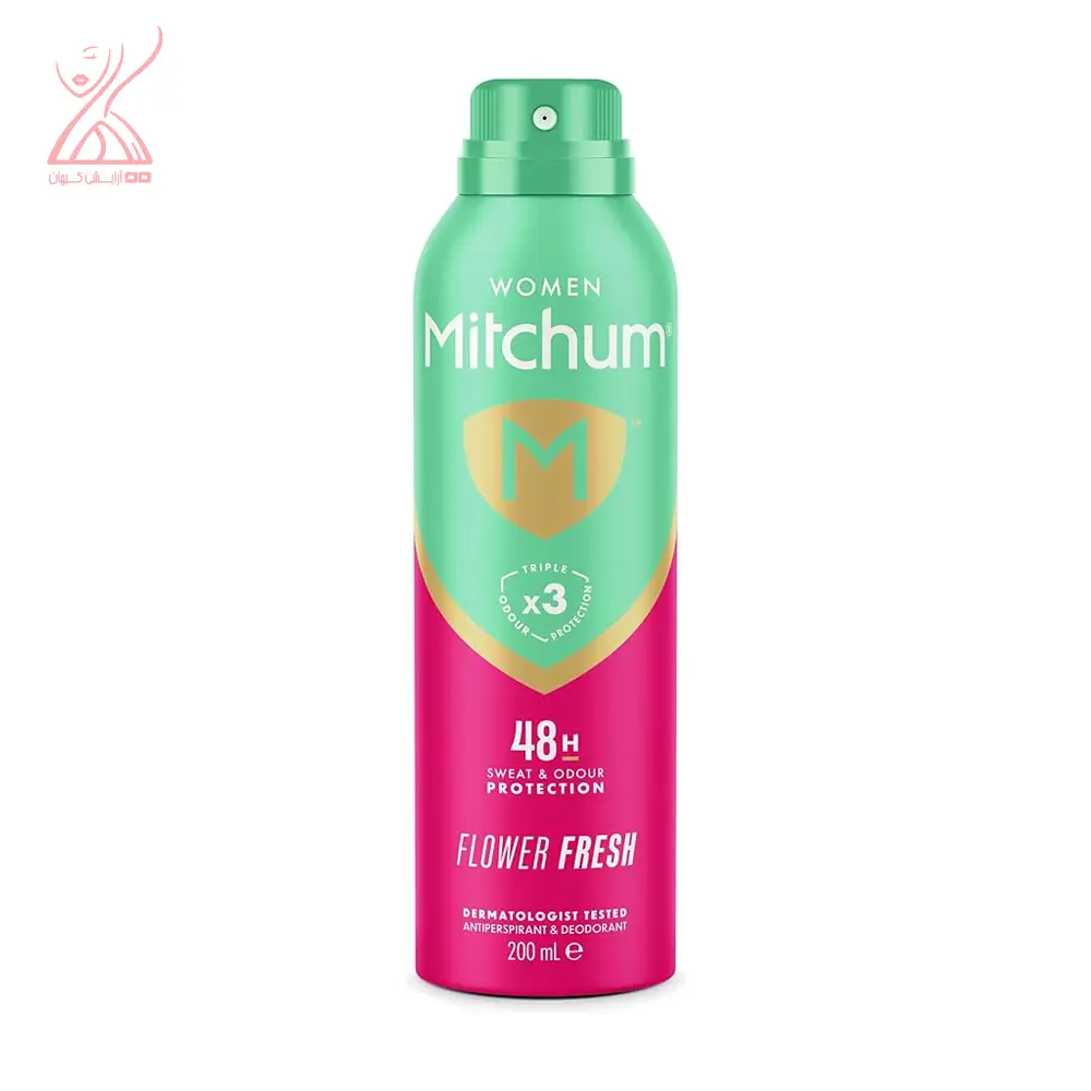 اسپری ضدتعریق زنانه میچام مدل فلاور فرش Mitchum Flower Fresh