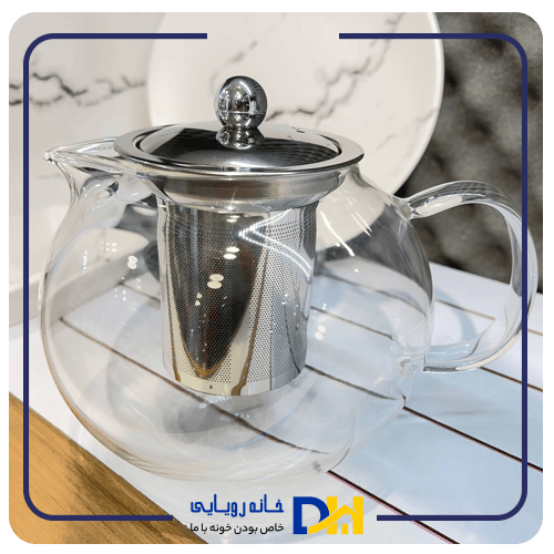 قوری پیرکس صافی استیل