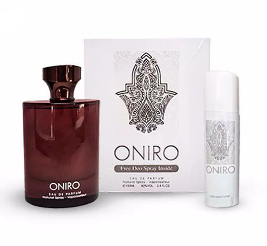 ادوپرفیوم فرگرانس ورلد Oniro مدل Paco Rabanne Invictus به همراه اسپری