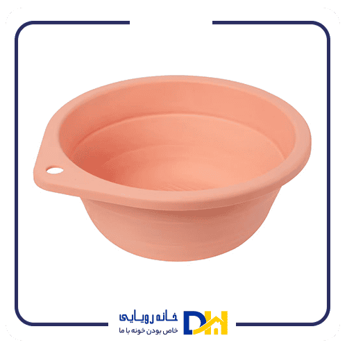 کاسه سیلیکونی تاشو زرد ایکیا PEPPRIG