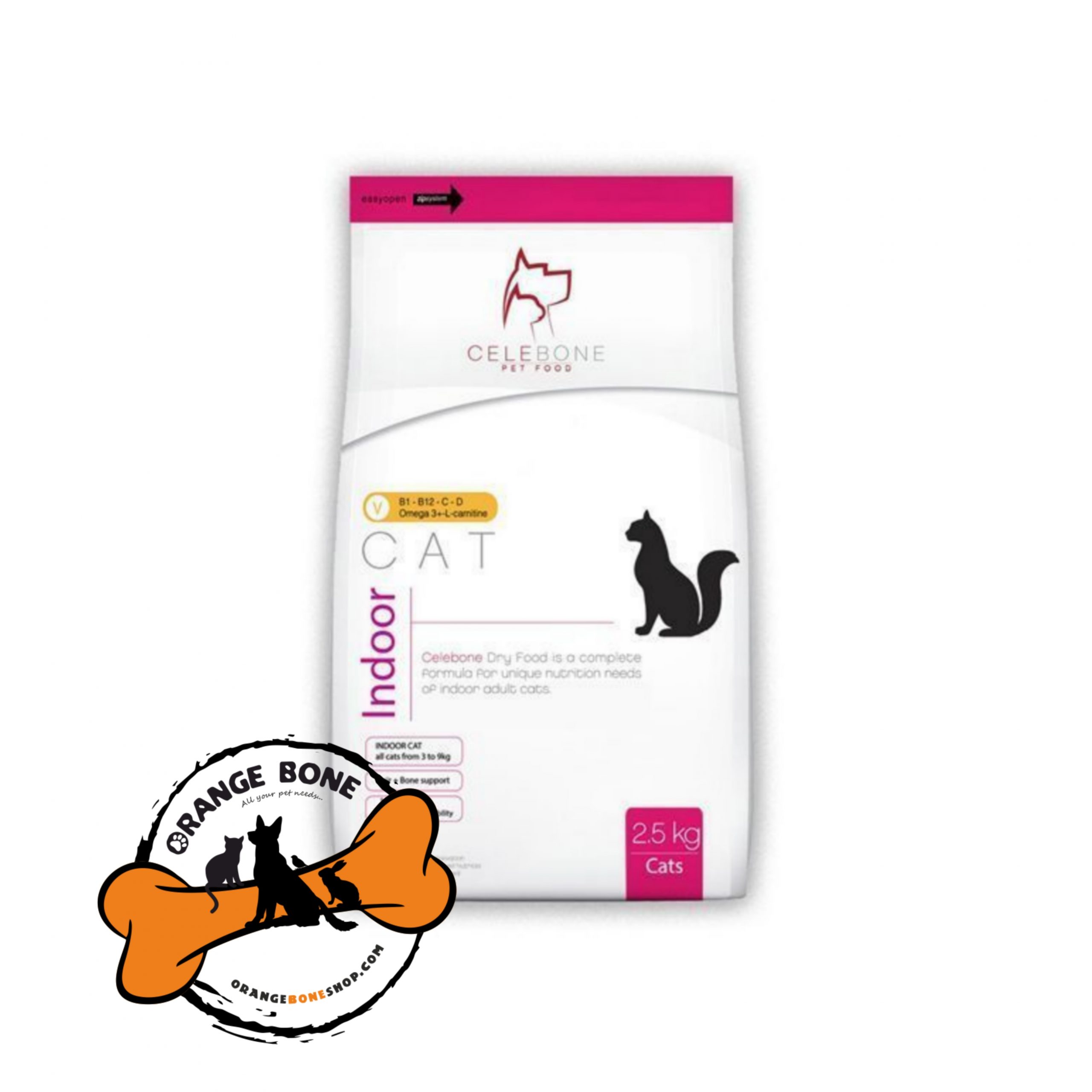 غذا خشک گربه بالغ indoor سلبن (2.5 کیلو)