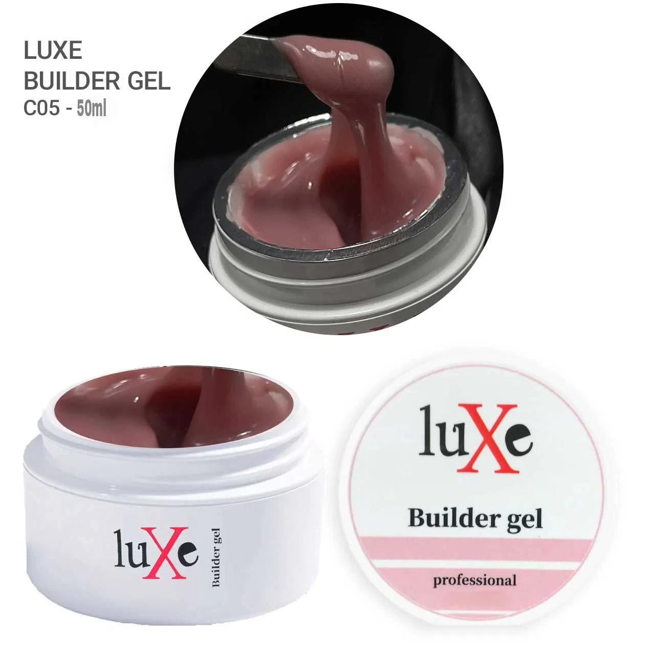 بیلدر ژل لوکسی 50 میل کد Luxe 05