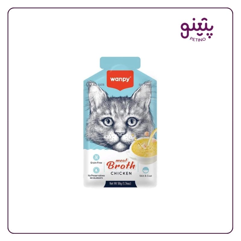 سوپ گربه ونپی با طعم مرغ ۵۰ گرمی
