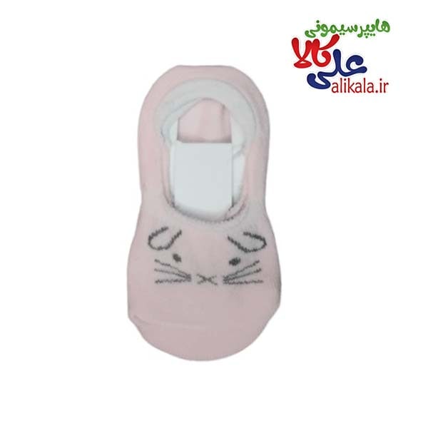 جوراب مچی نوزادی طرح موش مدل 05