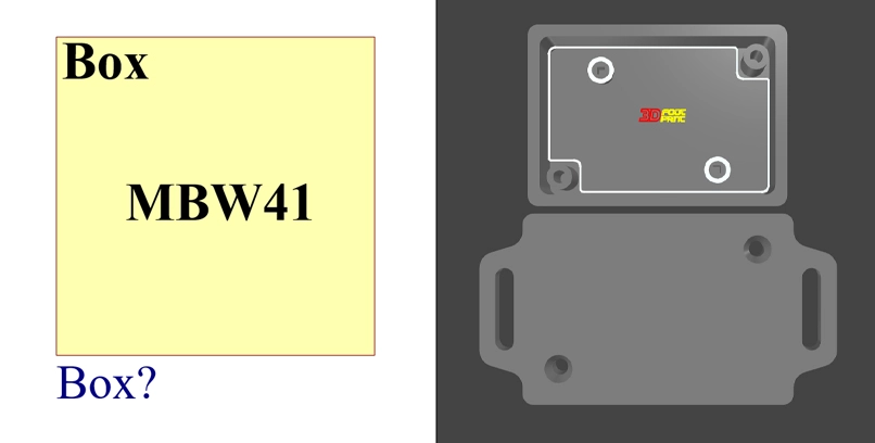 فوت پرینت 3بعدی باکس MBW41