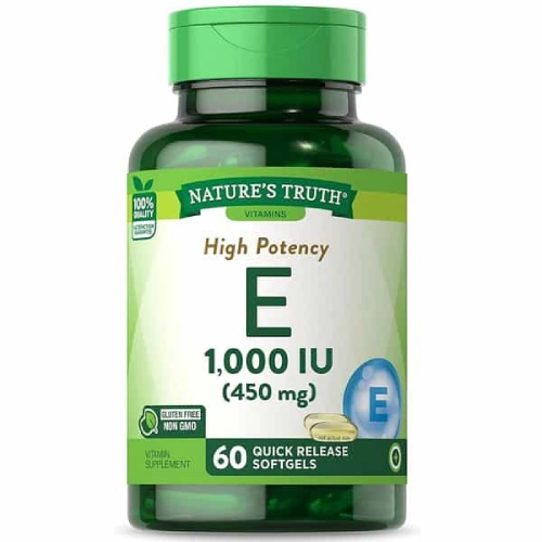 کپسول ویتامین ای نیچرز تریث 60 عدد Natures Truth Vitamin E Softgels