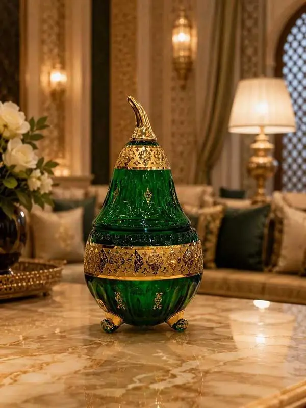 شکلات بزرگ طلاکوب آیسان سبز