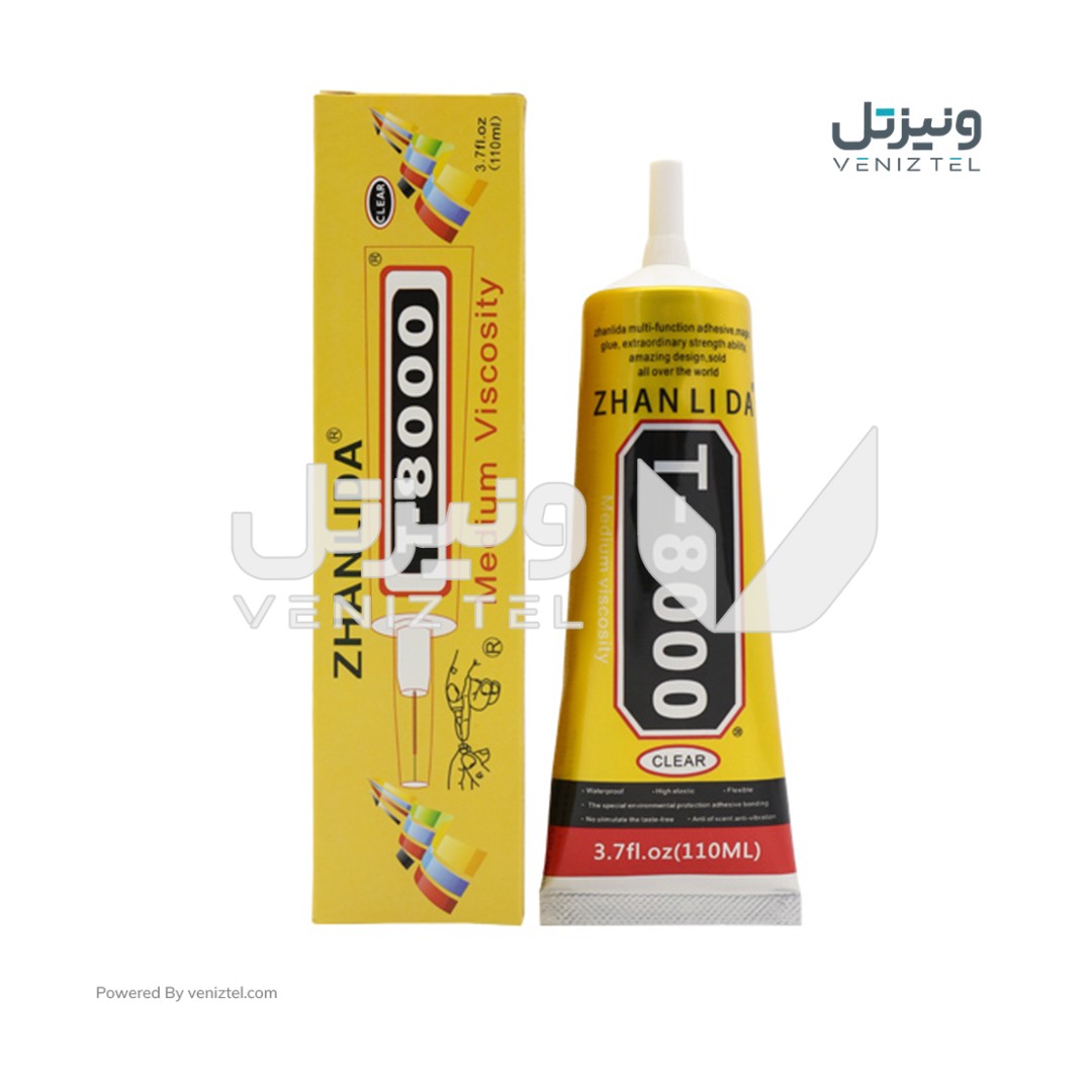 چسب مایع همه کاره ژانلیدا مدل Zhanlida Clear T8000 حجم 110ml