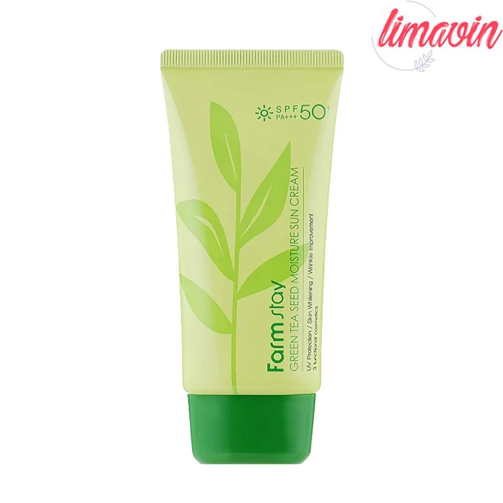 کرم ضد آفتاب بدون رنگ فارم استی SPF 50 مدل چای سبز ‌مناسب پوست‌های چرب و مختلط حجم 70 میلی‌لیتر
