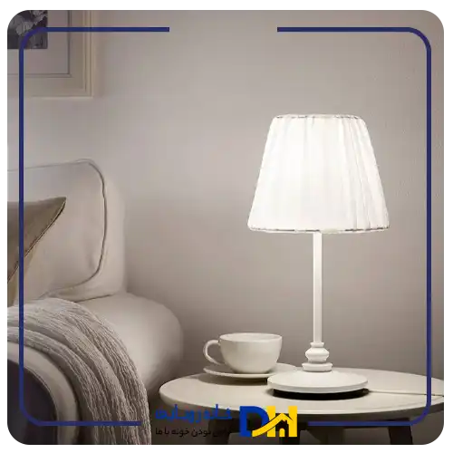 آباژور پایه فلزی سفید ایکیا ÖSTERLO