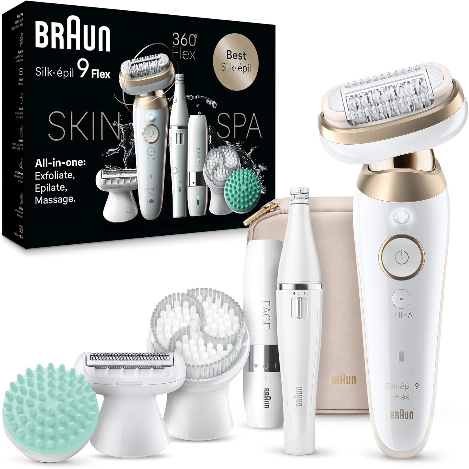 اپیلاتور براون سری 9 مدل Braun SES9681