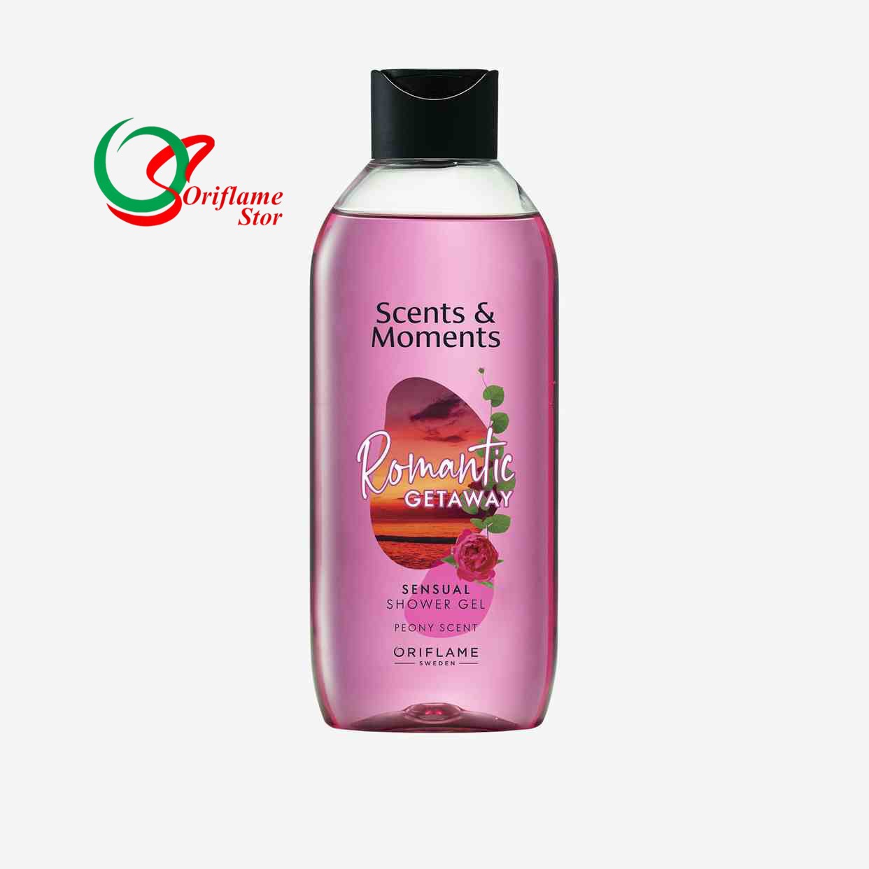 شامپو بدن (شاور ژل) عاشقانه شکوفه های گل اسکنت & مومنت (39399)