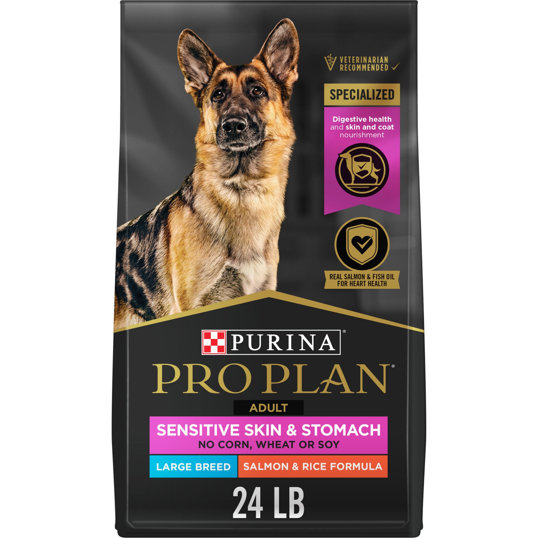 غذای خشک پورینا پرو پلن سگ بالغ نژاد بزرگ سنسیتیو سالمون ۱۰.۸۹ کیلوگرم | Purina Pro Plan Sensitive Large Salmon 24lb