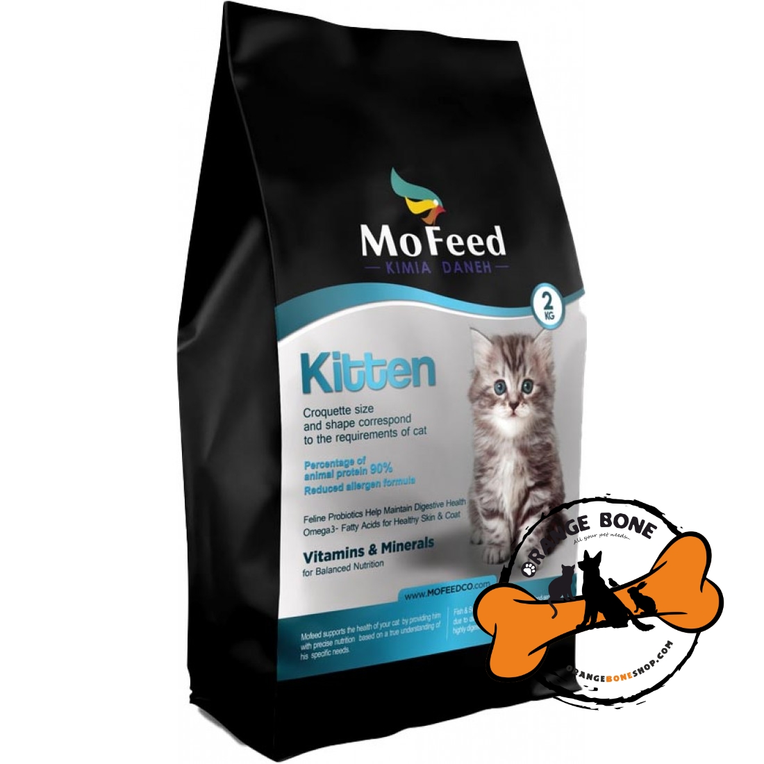 خوراک خشک بچه گربه مفید (2کیلویی)