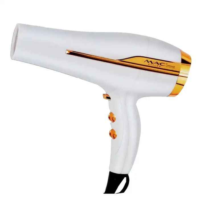 سشوار حرفه‌ای مک استایلر MC-6678 با قدرت 2200 وات و موتور سنگین سفید
