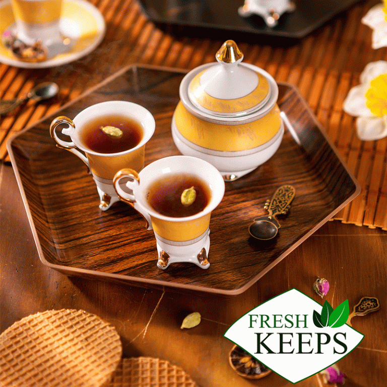 سینی 6 ضلعی طرح چوب فرش کیپس