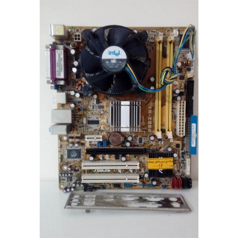 باندل مادربرد استوک ASUS مدلP5GZ-MX-دارای گرافیک آنبرد