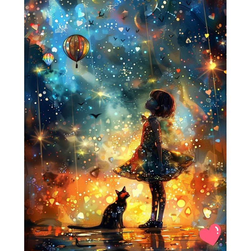 تابلو نقاشی الماسی بزرگسال کد 3404