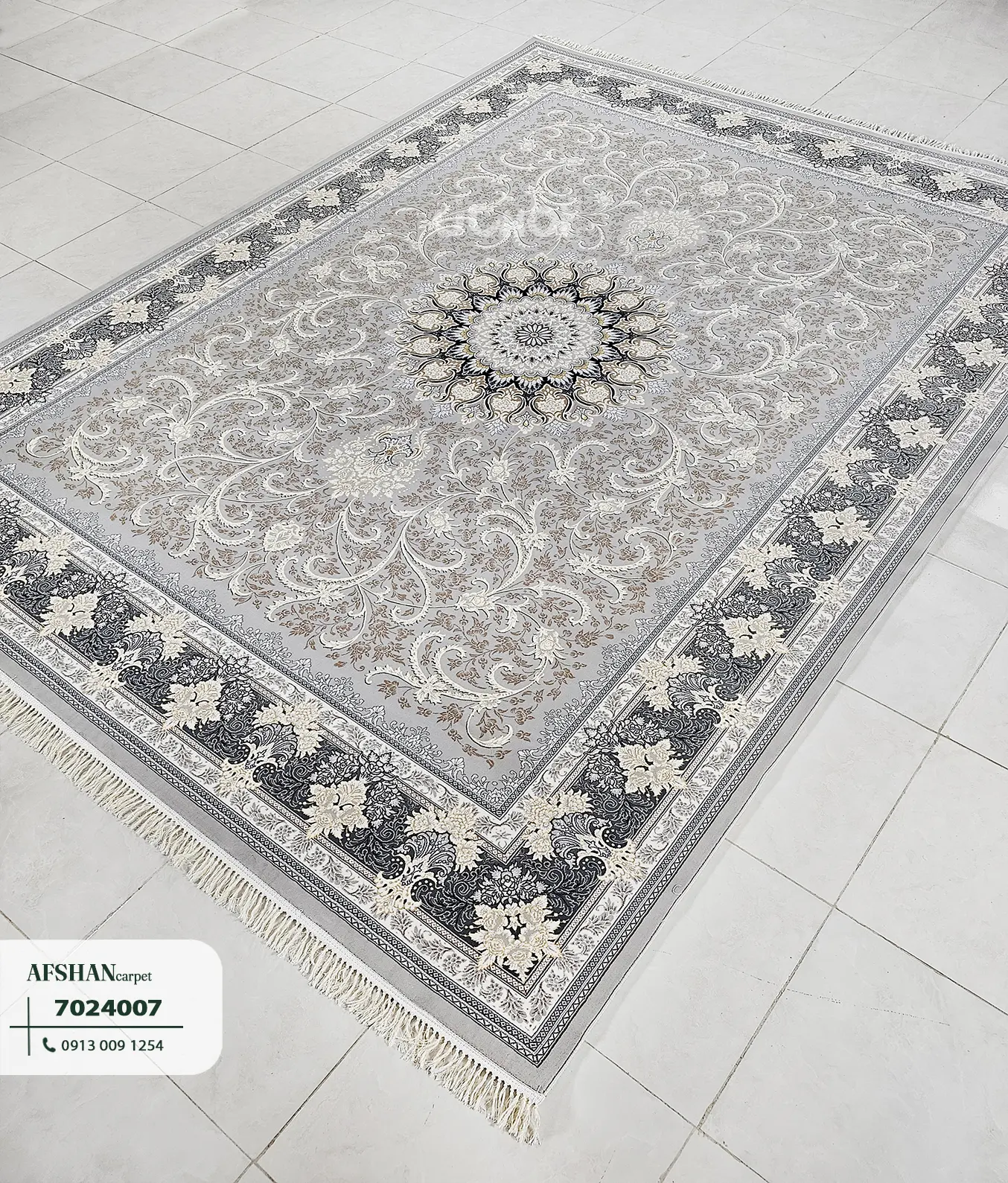 فرش 700 شانه آکرلیک طرح طناز کد 7024007 آرزو