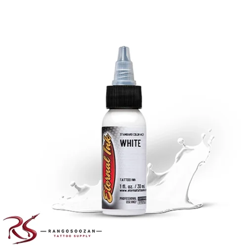 رنگ تتو سفید اترنال 30 میل eternal white