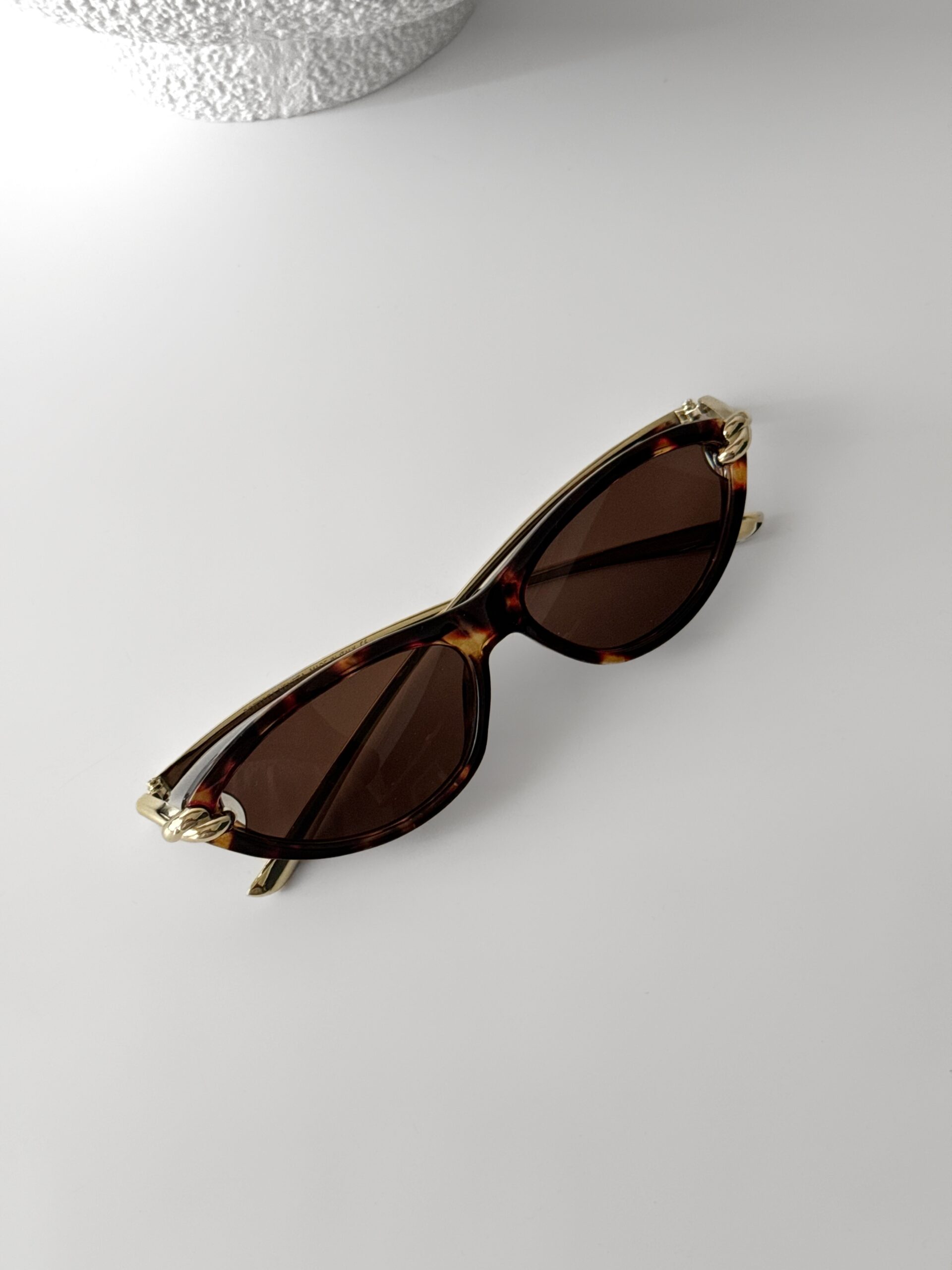 عینک آفتابی bottega veneta مدل knot پلنگی