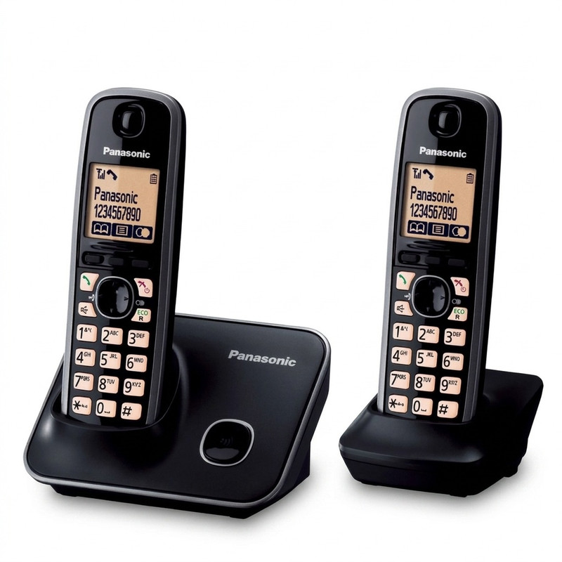 تلفن بی سیم پاناسونیک مدل KX-TG3712 - مشکی مات