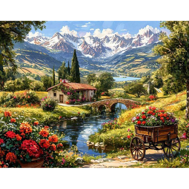 تابلو نقاشی الماسی بزرگسال کد 7211