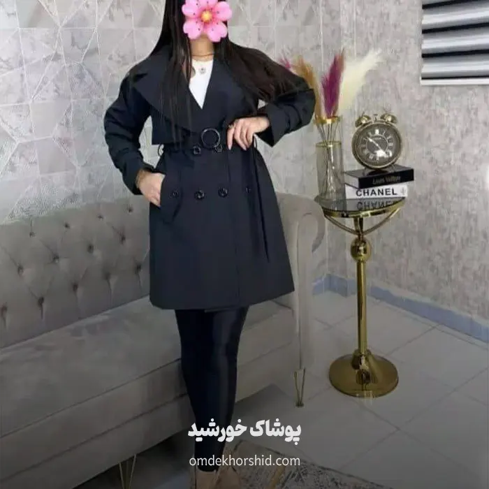 مانتو مدل پرنسس کمربندی