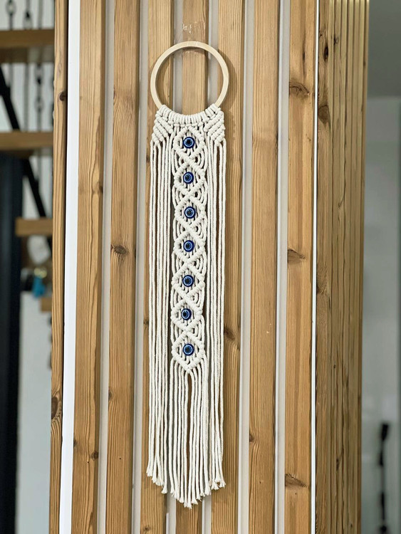 دیوارکوب مکرومه کد 370 برند گره چی و رنگ دلخواه